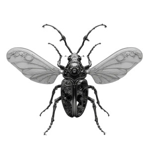 Biomechanical Insect Vinyl Car Decal Sticker – Waterproof & UV-Resistant Biomechanical Insect Vinyl Car Decal Sticker – Waterproof & UV-Resistant