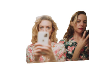 Stylish Women Selfies Vinyl Car Decal Sticker – Waterproof & UV-Resistant 