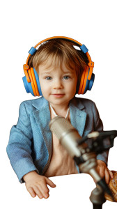 Baby Podcast Host V6 Vinyl Car Decal Sticker – Waterproof & UV-Resistant 