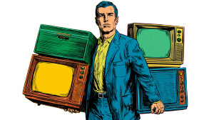 Pop-Art Man Vinyl Car Decal Sticker – Waterproof & UV-Resistant 