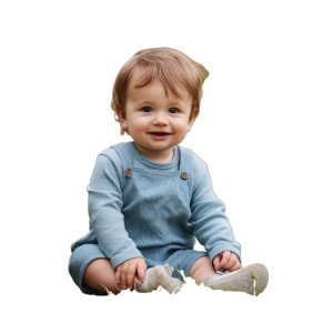 Smiling Baby Boy V3 Vinyl Car Decal Sticker – Waterproof & UV-Resistant 