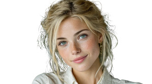 Blonde Woman Portrait V44 Vinyl Car Decal Sticker – Waterproof & UV-Resistant Blonde Woman Portrait V44 Vinyl Car Decal Sticker – Waterproof & UV-Resistant