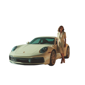 Luxury Sports Car V2 Vinyl Car Decal Sticker – Waterproof & UV-Resistant 