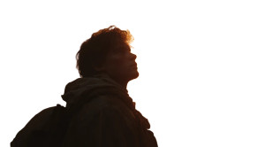 Contemplative Figure Vinyl Car Decal Sticker – Waterproof & UV-Resistant 