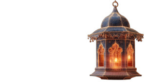 Ramadan Lantern Wireframe Vinyl Car Decal Sticker – Waterproof & UV-Resistant 