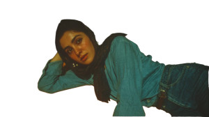 Iranian Model Portrait Vinyl Car Decal Sticker – Waterproof & UV-Resistant 