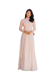 Vietnamese Ao Dai V3 Vinyl Car Decal Sticker – Waterproof & UV-Resistant 