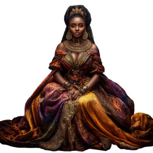African Queen V5 Vinyl Car Decal Sticker – Waterproof & UV-Resistant 