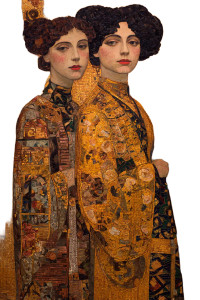 Klimt Subjects Vinyl Car Decal Sticker – Waterproof & UV-Resistant 