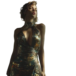 Avant-Garde Fashion Shoot Vinyl Car Decal Sticker – Waterproof & UV-Resistant 