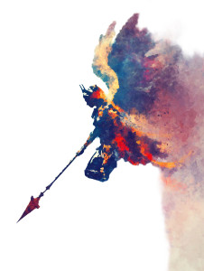 Winged Valkyrie V3 Vinyl Car Decal Sticker – Waterproof & UV-Resistant 