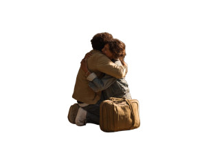 Emotional Reunion Scene Vinyl Car Decal Sticker – Waterproof & UV-Resistant Emotional Reunion Scene Vinyl Car Decal Sticker – Waterproof & UV-Resistant