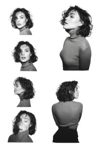 Curly Haired Model V2 Vinyl Car Decal Sticker – Waterproof & UV-Resistant 