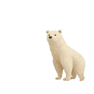 Bear And Flowers Vinyl Car Decal Sticker – Waterproof & UV-Resistant 