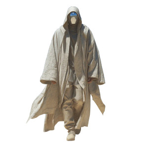 Faceless Desert Wanderer V2 Vinyl Car Decal Sticker – Waterproof & UV-Resistant 