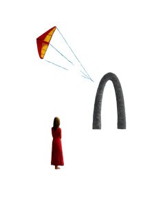 Surreal Beach Scene Vinyl Car Decal Sticker – Waterproof & UV-Resistant 