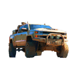 Military Pickup Truck Vinyl Car Decal Sticker – Waterproof & UV-Resistant 