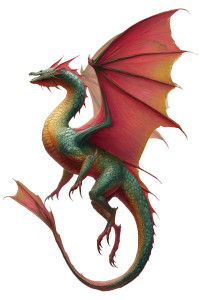 Vibrant Wyvern Art Vinyl Car Decal Sticker – Waterproof & UV-Resistant 