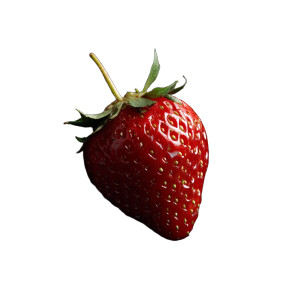 Vintage Strawberry Close-Up Vinyl Car Decal Sticker – Waterproof & UV-Resistant 