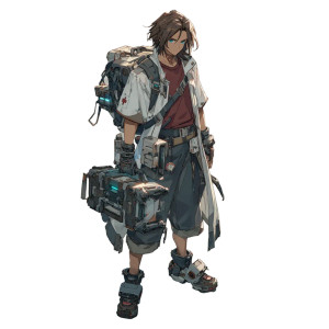 Anime Emt Character Vinyl Car Decal Sticker – Waterproof & UV-Resistant 