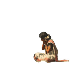 Singing Girl Retro Vinyl Car Decal Sticker – Waterproof & UV-Resistant 