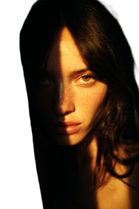 Intense Gaze Portrait V3 Vinyl Car Decal Sticker – Waterproof & UV-Resistant 