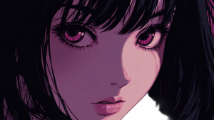 Mysterious Anime Portrait V3 Vinyl Car Decal Sticker – Waterproof & UV-Resistant 