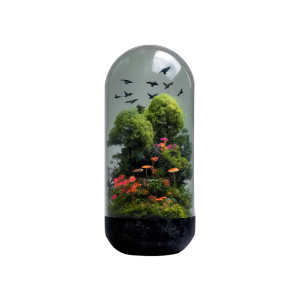 Forest In Capsule Vinyl Car Decal Sticker – Waterproof & UV-Resistant Forest In Capsule Vinyl Car Decal Sticker – Waterproof & UV-Resistant