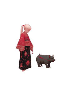 Ancient Chinese Deity V9 Vinyl Car Decal Sticker – Waterproof & UV-Resistant 