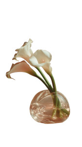 Calla Lily Vessel Vinyl Car Decal Sticker – Waterproof & UV-Resistant 