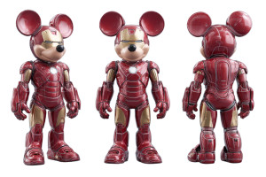 Mickey Iron Mouse V2 Vinyl Car Decal Sticker – Waterproof & UV-Resistant 