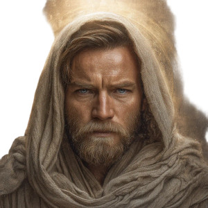 Obi-Wan As Jesus Vinyl Car Decal Sticker – Waterproof & UV-Resistant Obi-Wan As Jesus Vinyl Car Decal Sticker – Waterproof & UV-Resistant