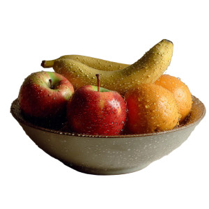 Classic Fruit Bowl Vinyl Car Decal Sticker – Waterproof & UV-Resistant 