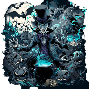 Mad Hatter Cauldron Vinyl Car Decal Sticker – Waterproof & UV-Resistant 