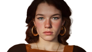 Candid Portrait Vinyl Car Decal Sticker – Waterproof & UV-Resistant 