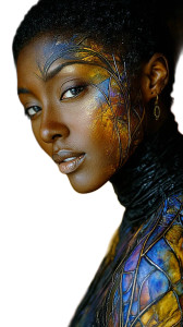 African Empress Vinyl Car Decal Sticker – Waterproof & UV-Resistant 