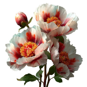 Blooming Peonies V3 Vinyl Car Decal Sticker – Waterproof & UV-Resistant Blooming Peonies V3 Vinyl Car Decal Sticker – Waterproof & UV-Resistant