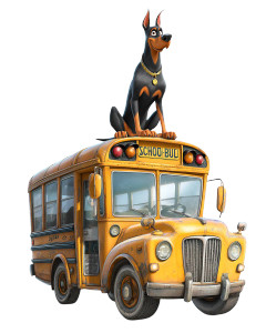 Cartoon Doberman V2 Vinyl Car Decal Sticker – Waterproof & UV-Resistant Cartoon Doberman V2 Vinyl Car Decal Sticker – Waterproof & UV-Resistant