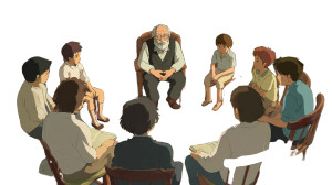 Ghibli Style Teacher Vinyl Car Decal Sticker – Waterproof & UV-Resistant 