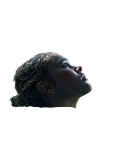 Young Woman Emerging Vinyl Car Decal Sticker – Waterproof & UV-Resistant 