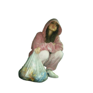 Angry School Girl Vinyl Car Decal Sticker – Waterproof & UV-Resistant 