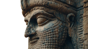 Lamassu Statue Vinyl Car Decal Sticker – Waterproof & UV-Resistant 