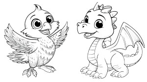 Phoenix And Dragon V3 Vinyl Car Decal Sticker – Waterproof & UV-Resistant 