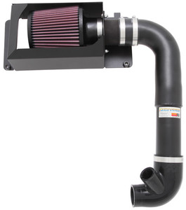 Boost Horsepower | Mini Cooper Cold Air Intake Kit, K&N 69 Series Typhoon, Red Filter, Heat Shield