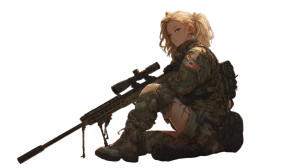 Cyberpunk Sniper Model V3 Vinyl Car Decal Sticker – Waterproof & UV-Resistant 