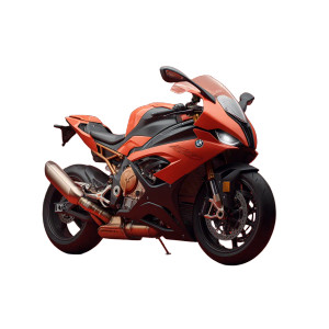 Sport Bike Render Vinyl Car Decal Sticker – Waterproof & UV-Resistant 