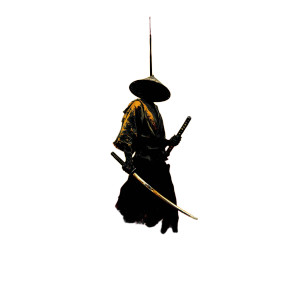 Intimidating Samurai Warrior V2 Vinyl Car Decal Sticker – Waterproof & UV-Resistant 