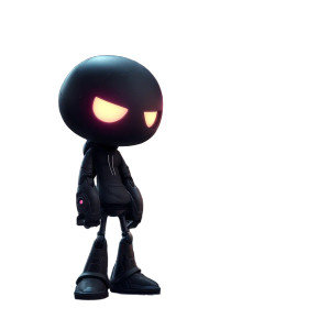 Cyberpunk Stickman Vinyl Car Decal Sticker – Waterproof & UV-Resistant 