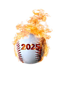 Fiery Baseball 2025 Vinyl Car Decal Sticker – Waterproof & UV-Resistant 