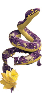 Mystical Snake Totem Vinyl Car Decal Sticker – Waterproof & UV-Resistant 